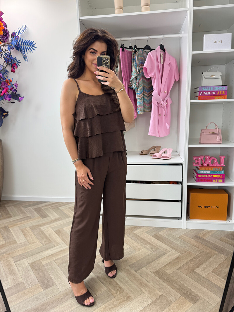Set Ruffle Stella Choco