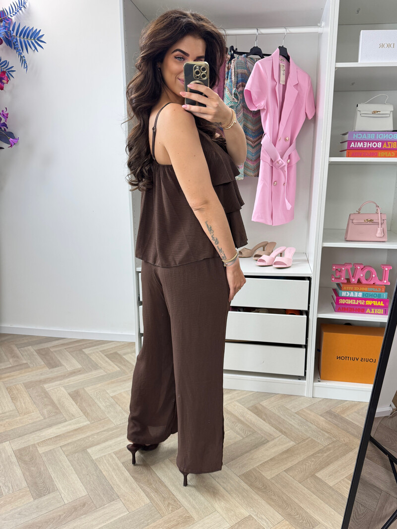 Set Ruffle Stella Choco