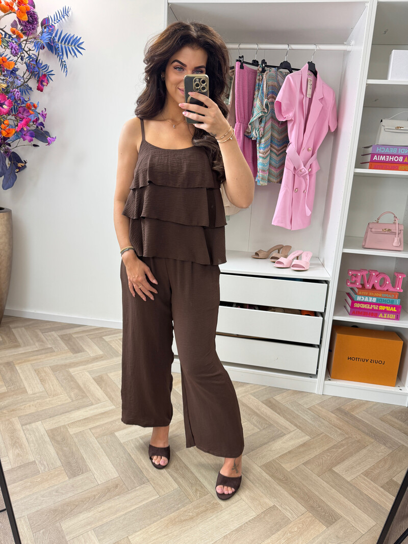 Set Ruffle Stella Choco