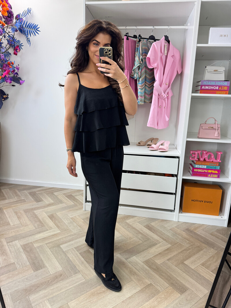 Set Ruffle Stella Black