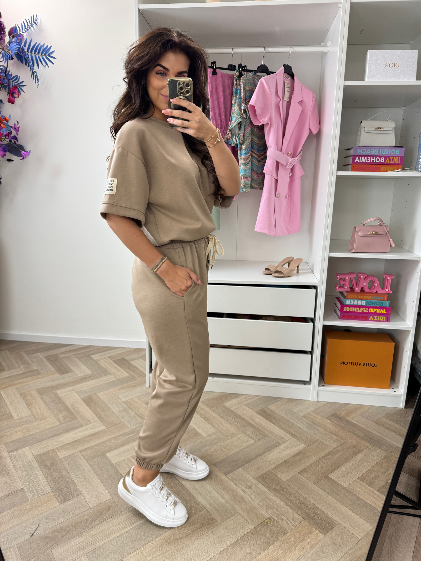 Set Embleem Taupe