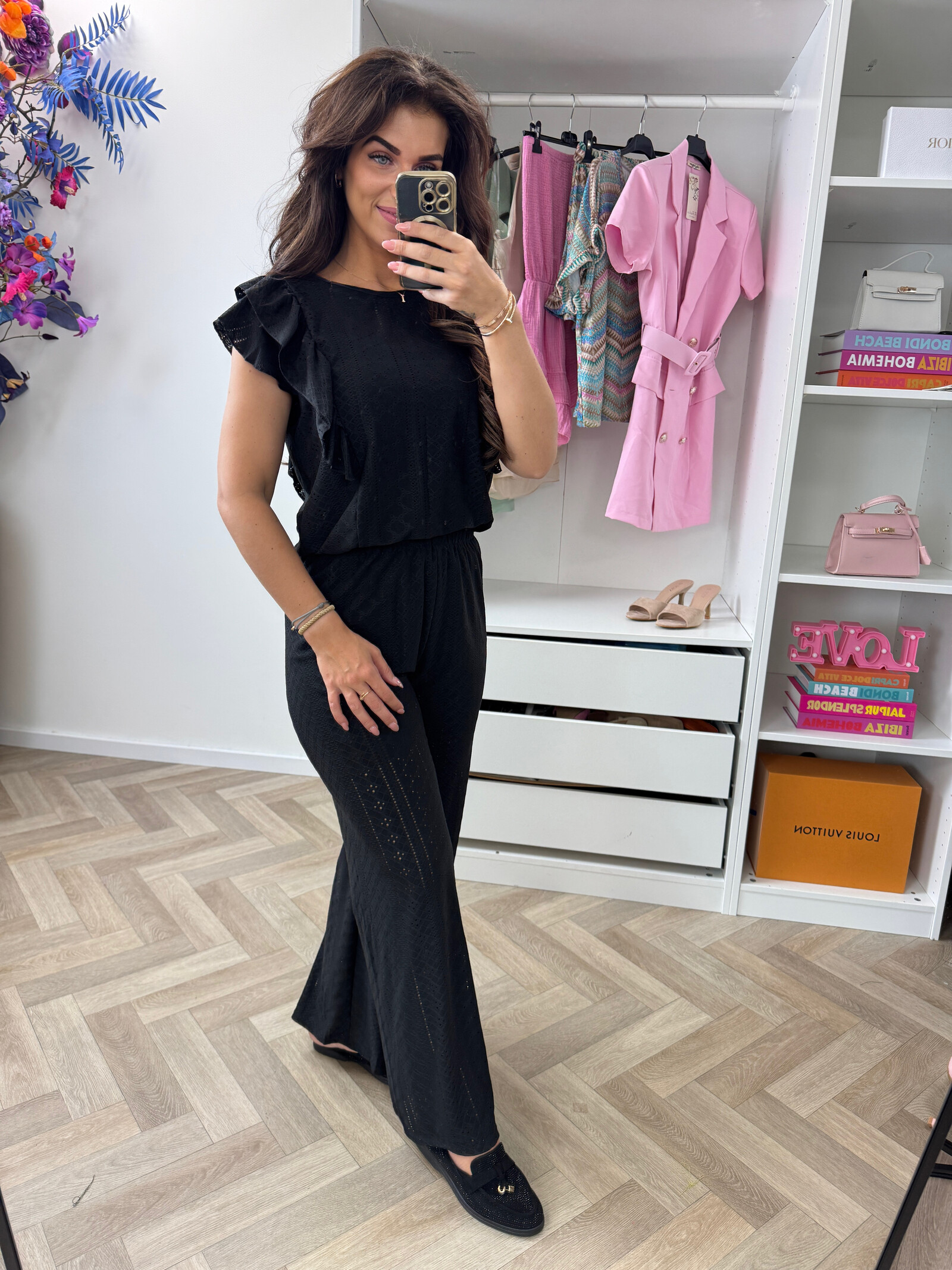 Set Ruffle Wenn 935 Black