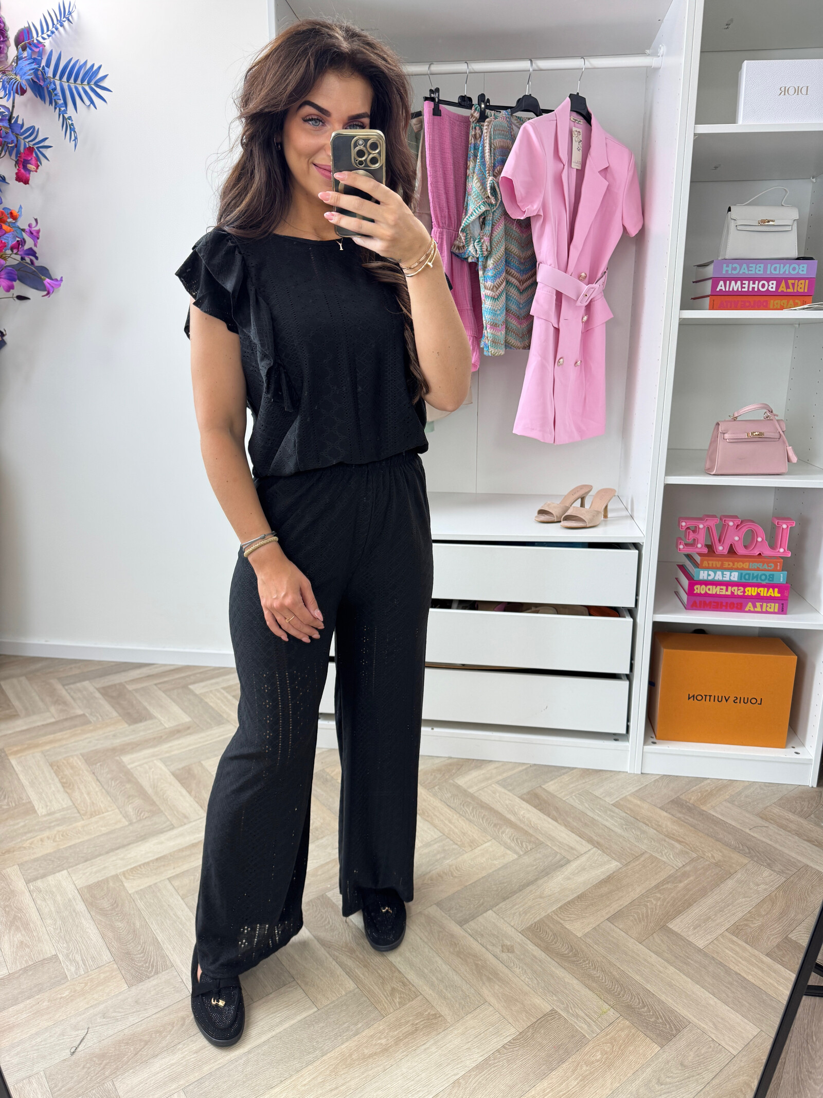 Set Ruffle Wenn 935 Black