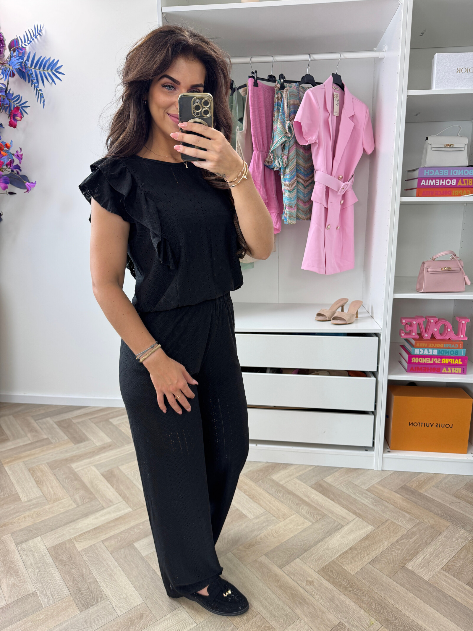 Set Ruffle Wenn 935 Black