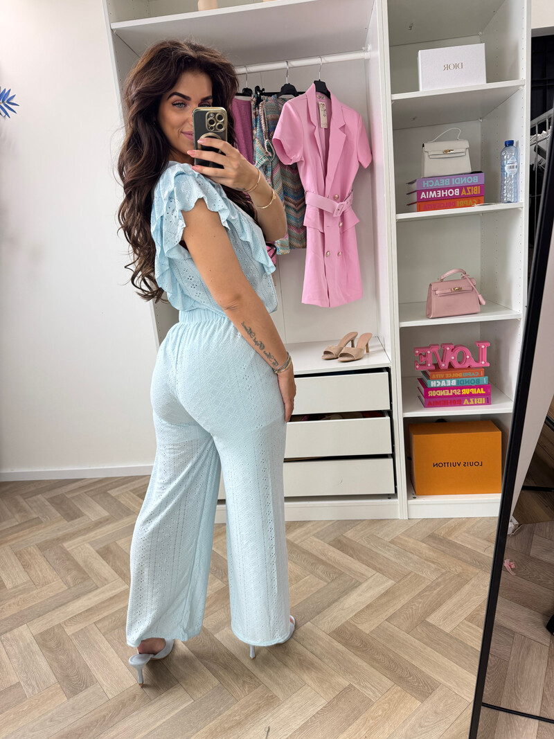 Set Ruffle Wenn 935 Light Blue
