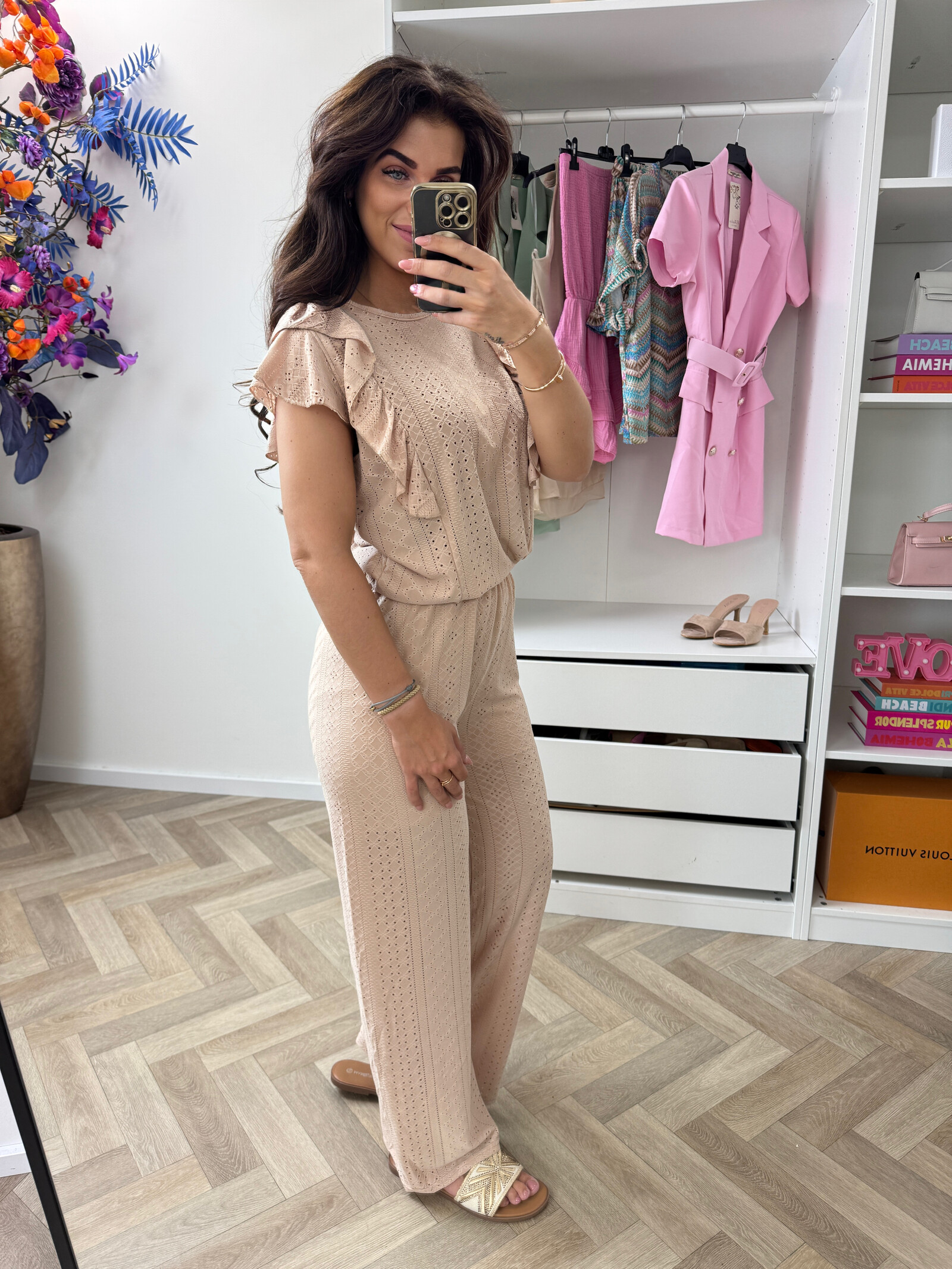 Set Ruffle Wenn 935 Beige