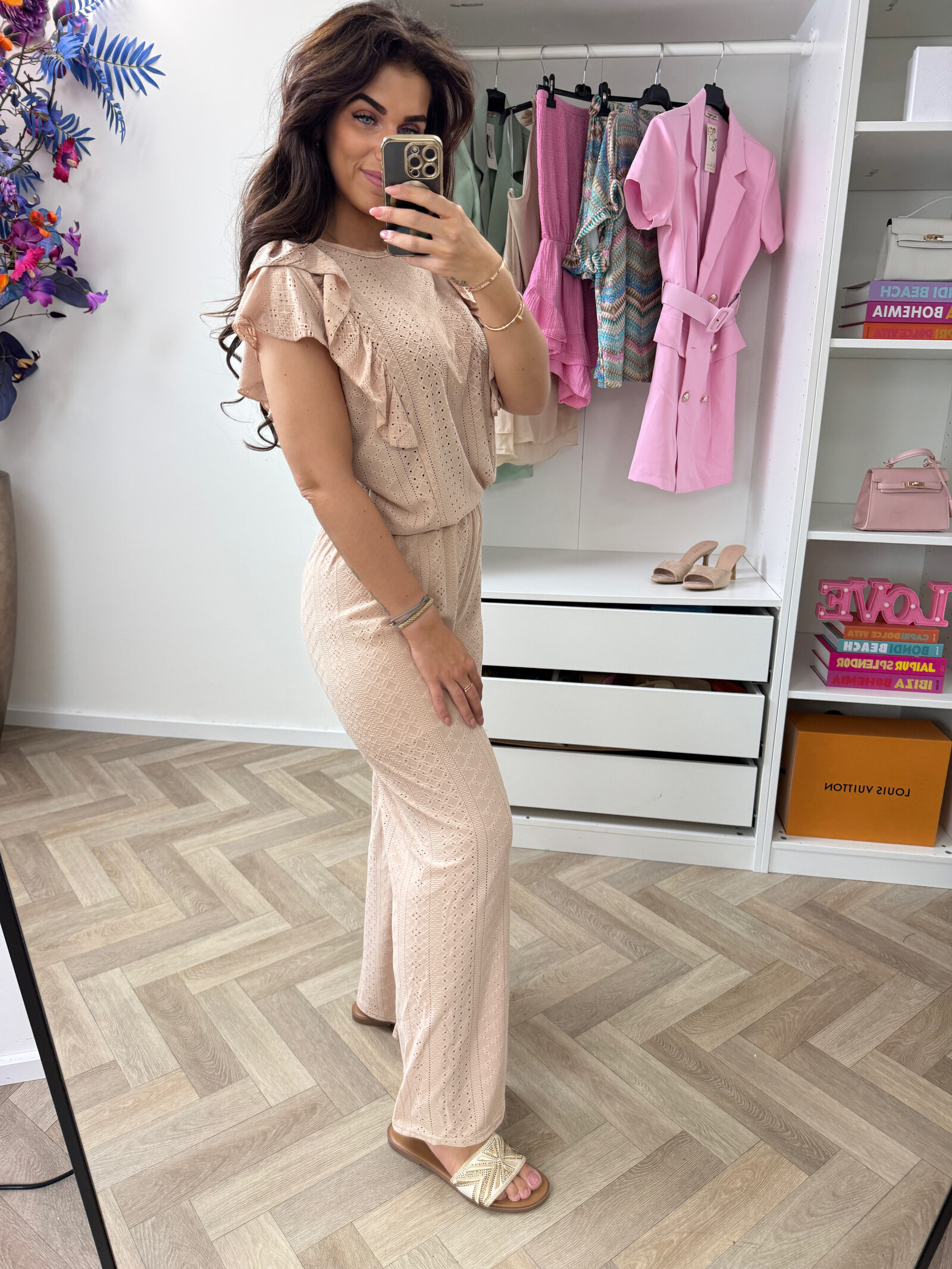 Set Ruffle Wenn 935 Beige