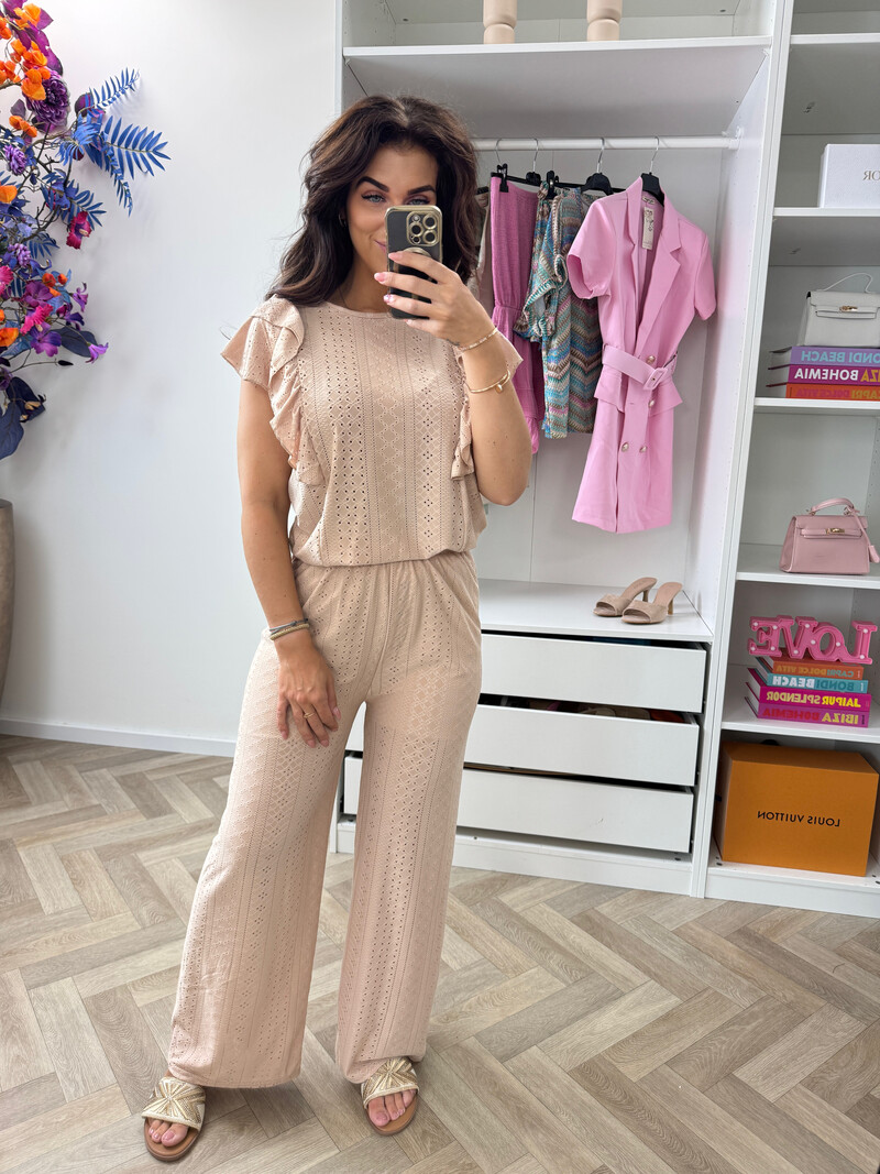 Set Ruffle Wenn 935 Beige