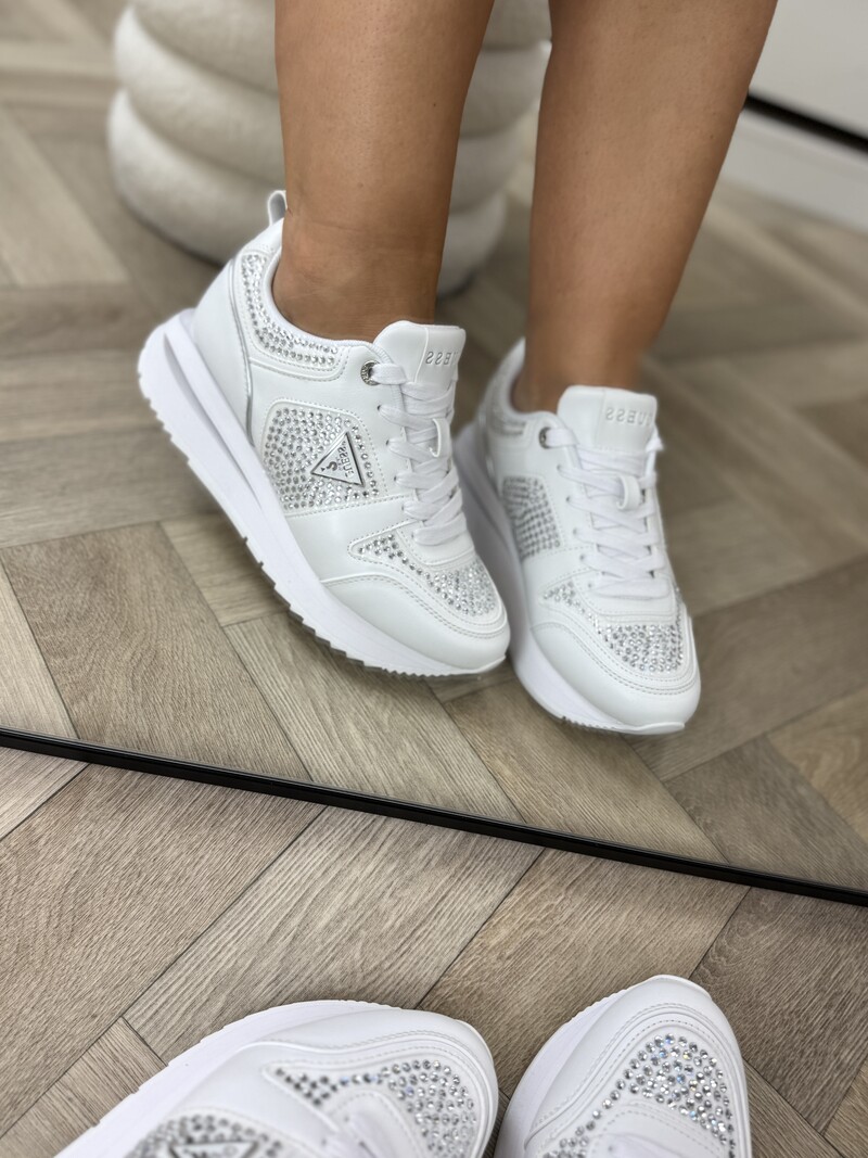 Sneakers Evory White Clear Guess 1349