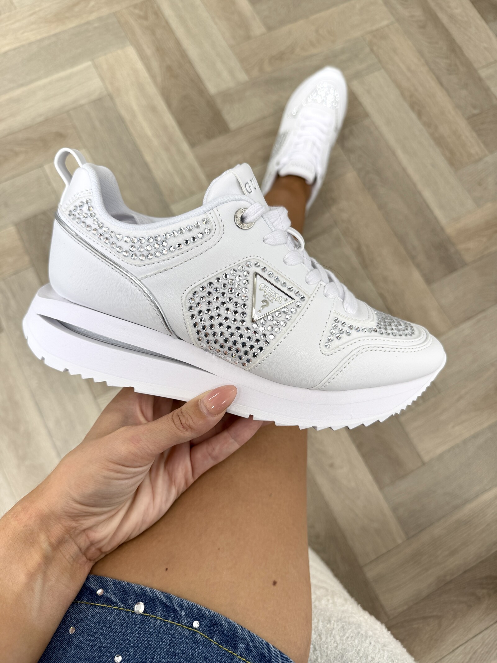 Guess Sneakers Evory White Clear Guess 1349