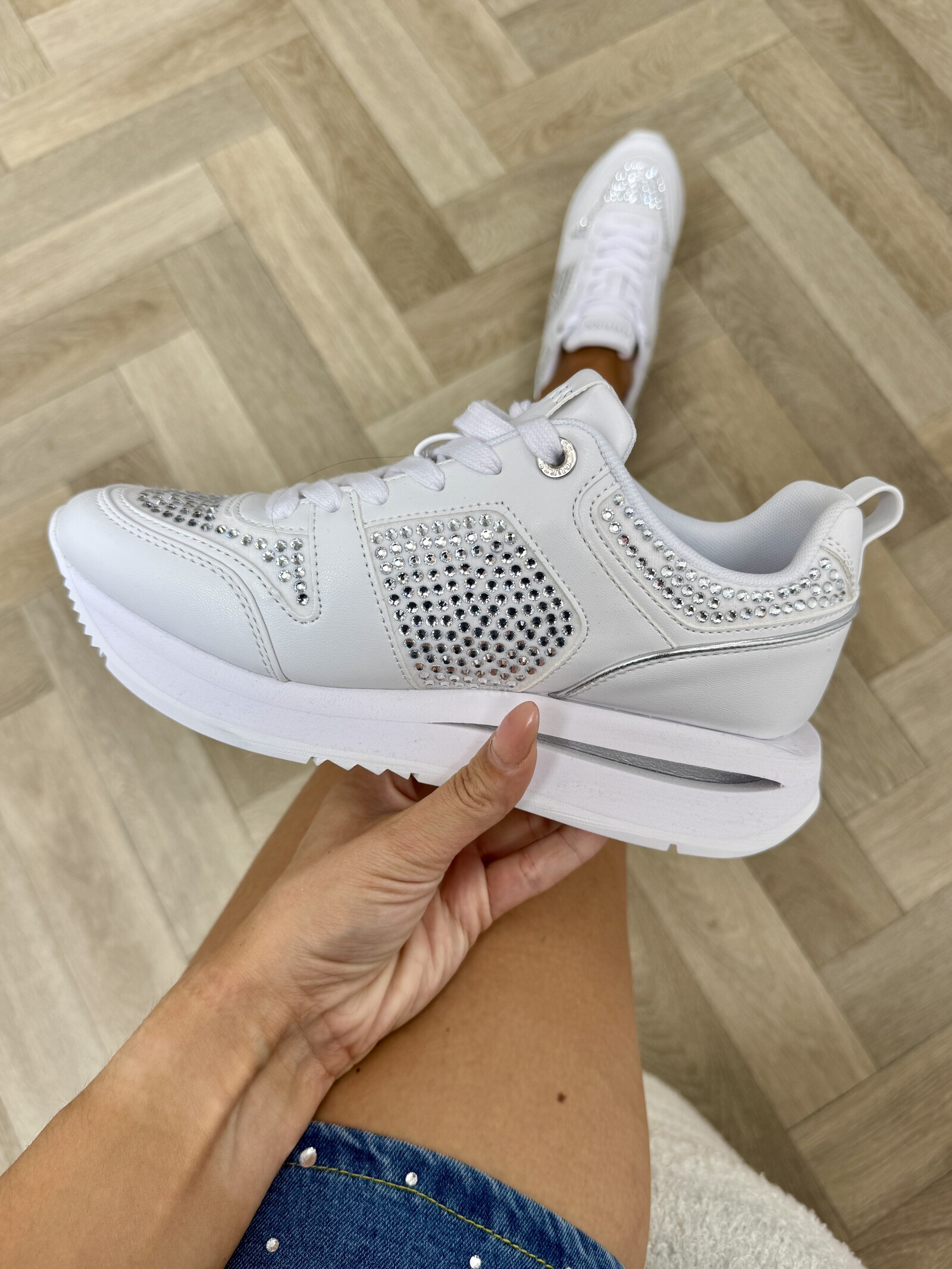 Guess Sneakers Evory White Clear Guess 1349