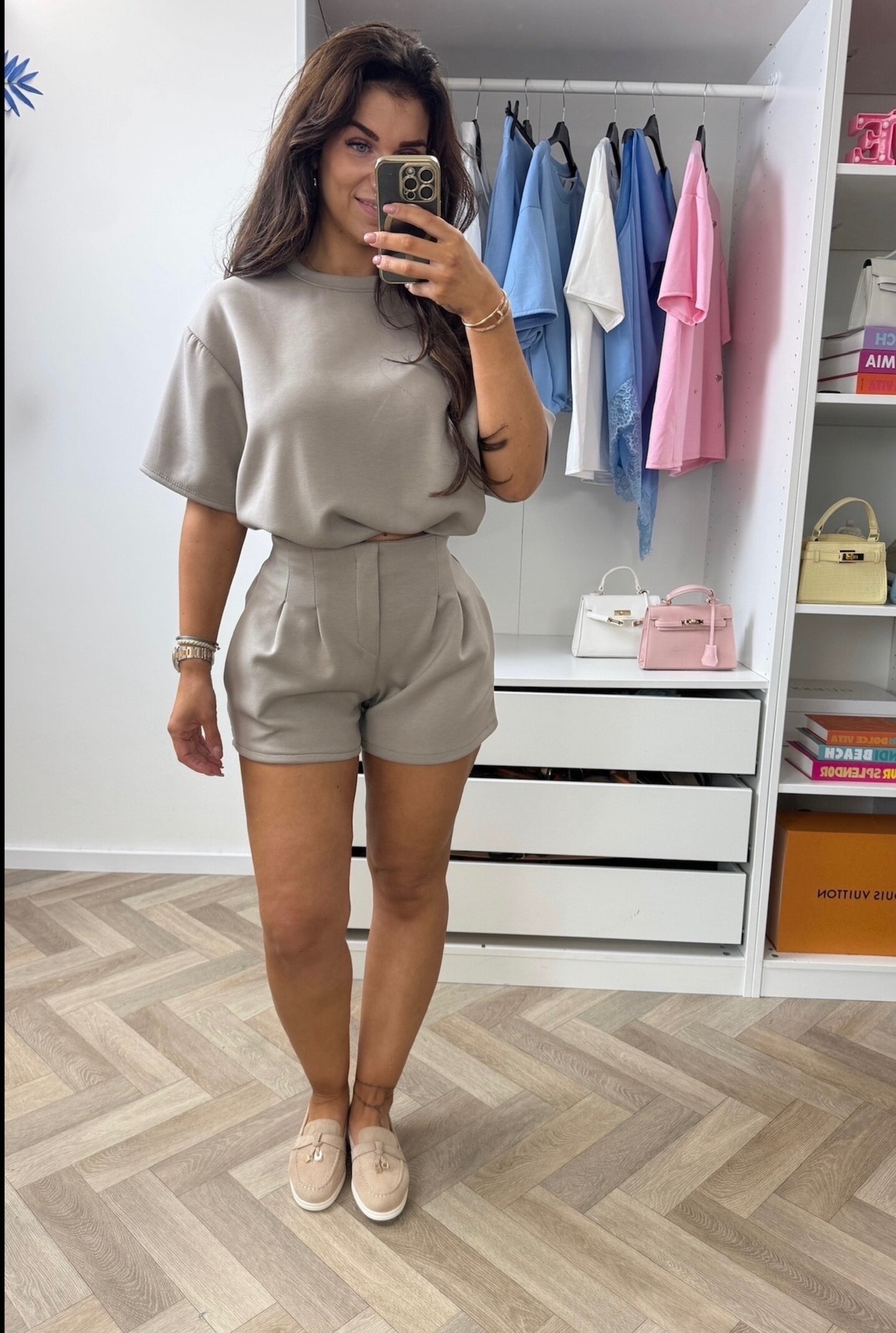 Set Donna Z  Taupe