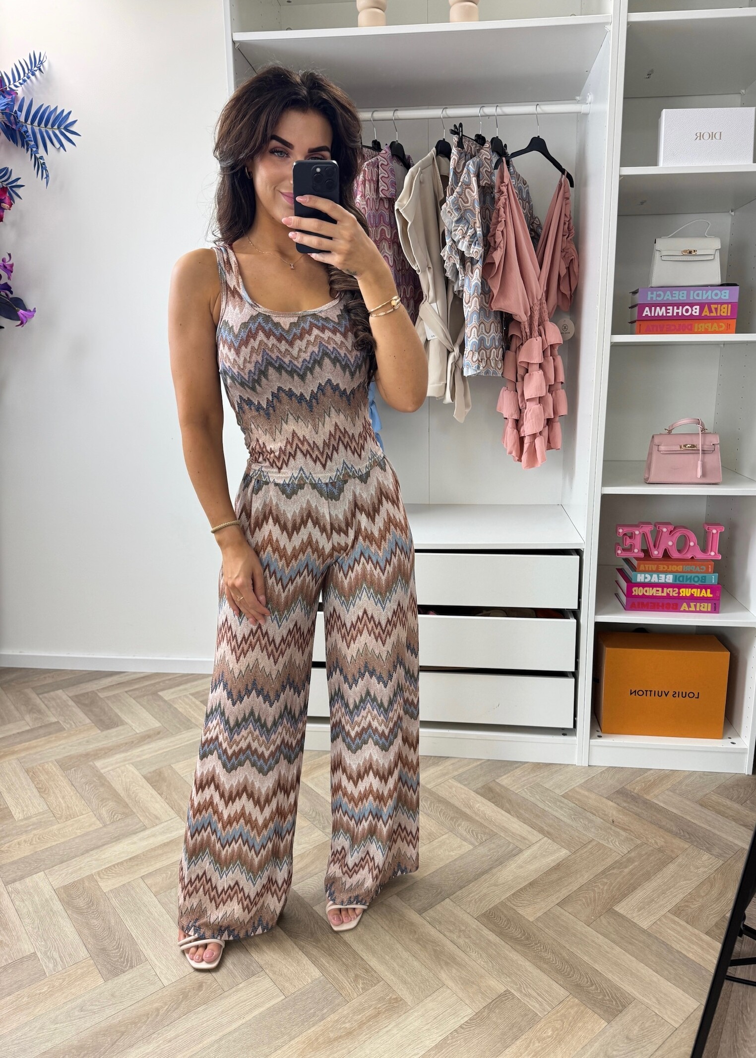 Long Set Lurex Glam Beige