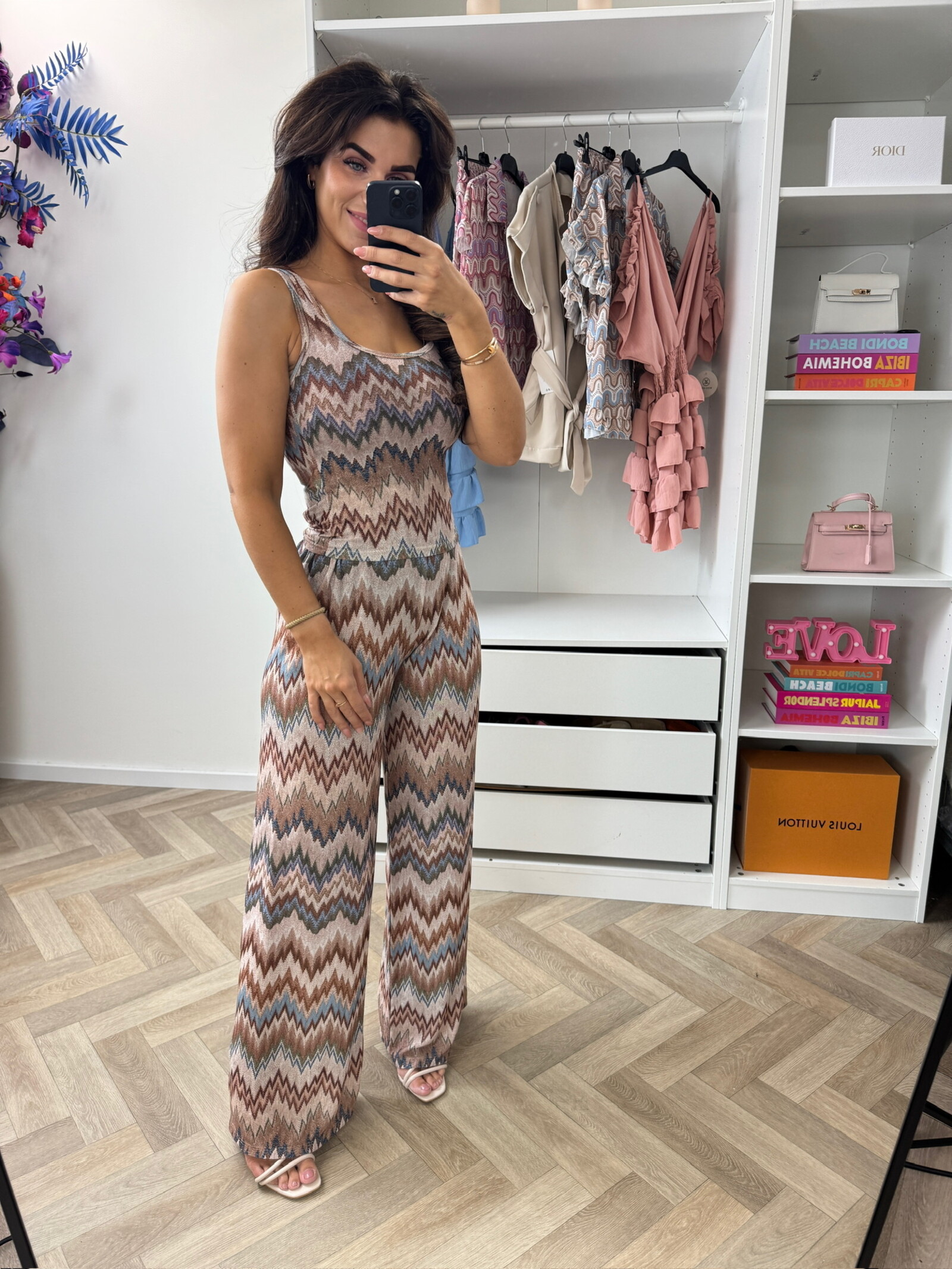 Long Set Lurex Glam Beige