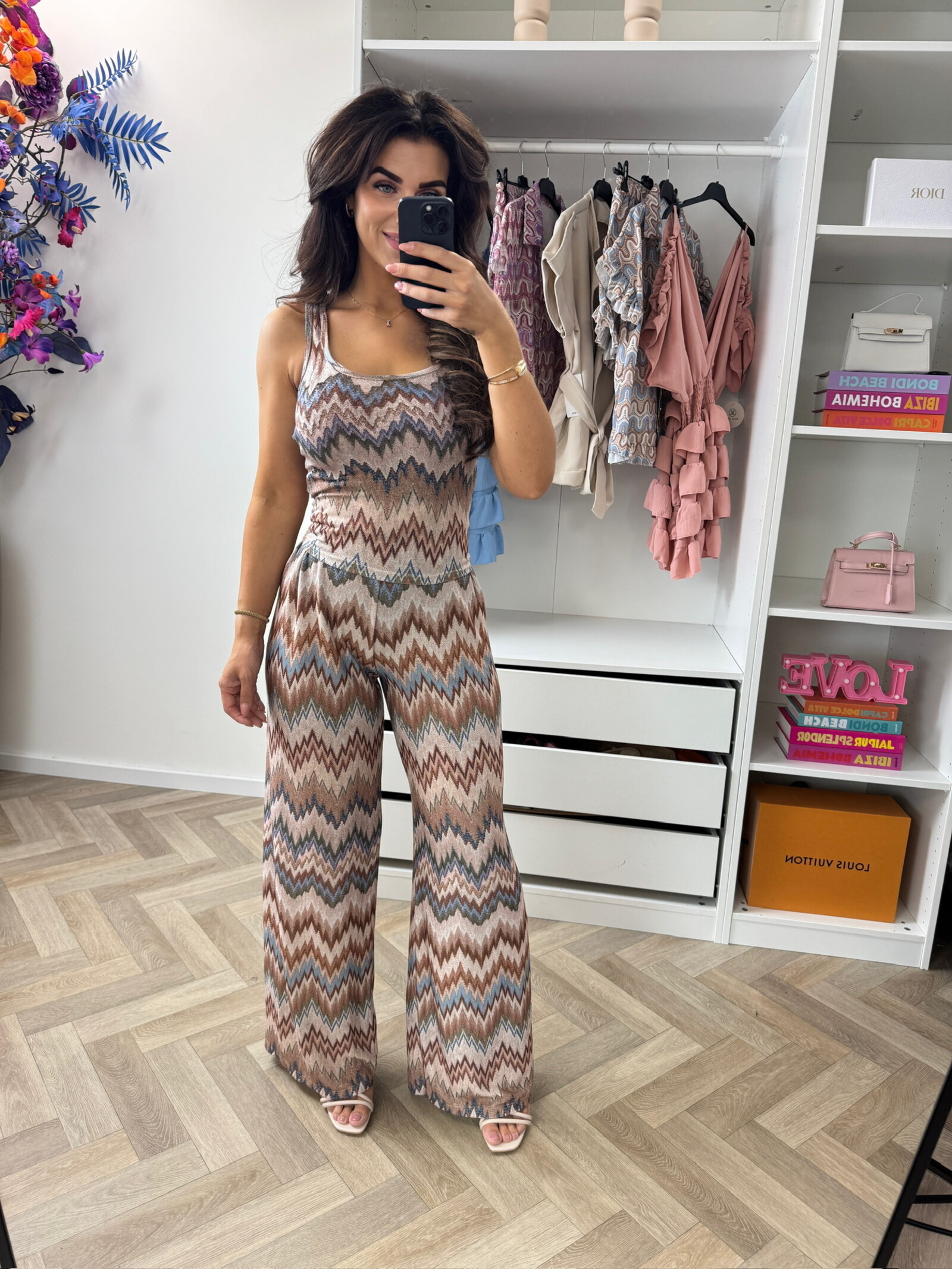 Long Set Lurex Glam Beige