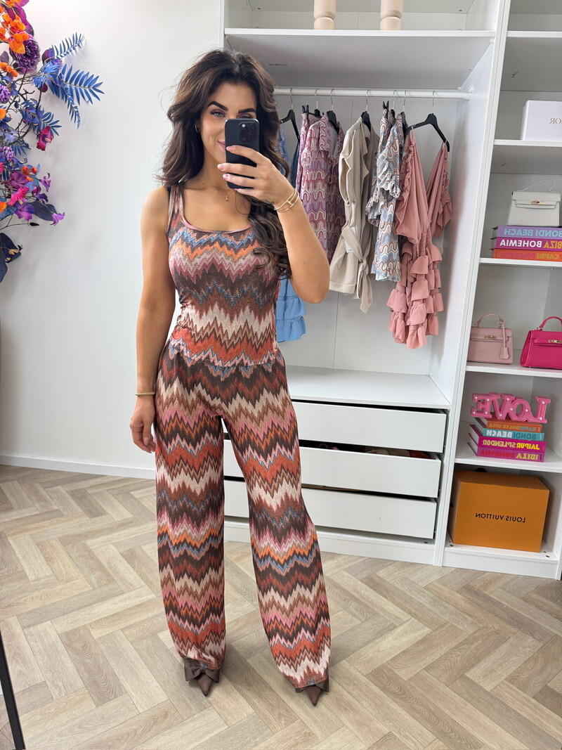 Long Set Lurex Glam Choco