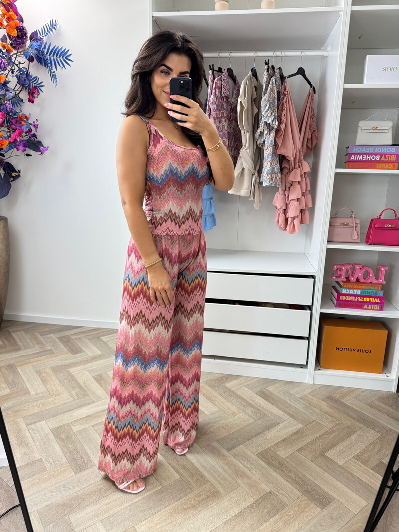 Long Set Lurex Glam Pink