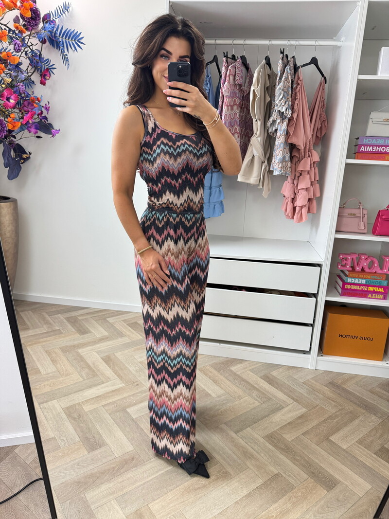 Long Set Lurex Glam Black