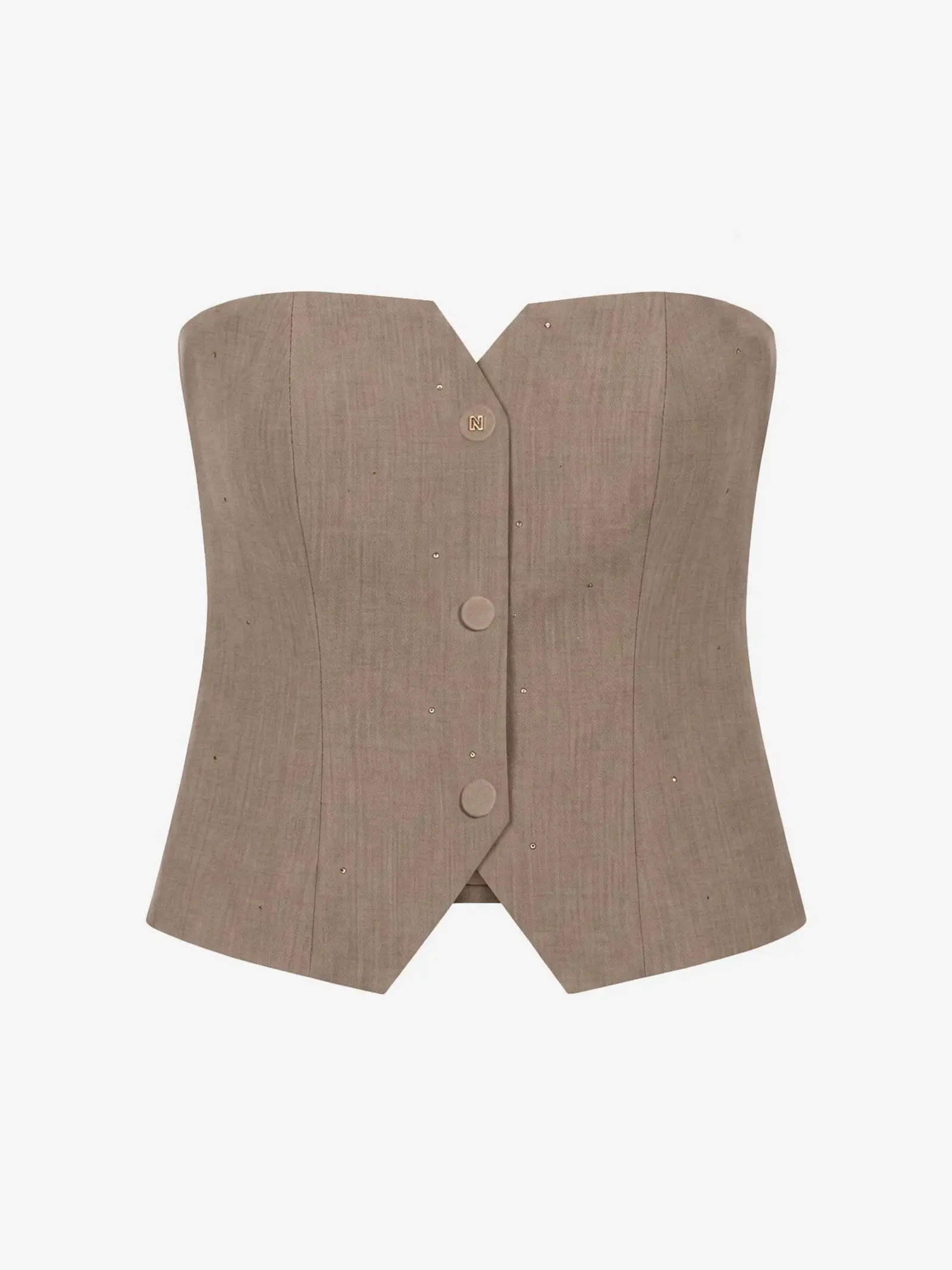 Nikkie Reimio Waistcoat Mexican Sand Nikkie