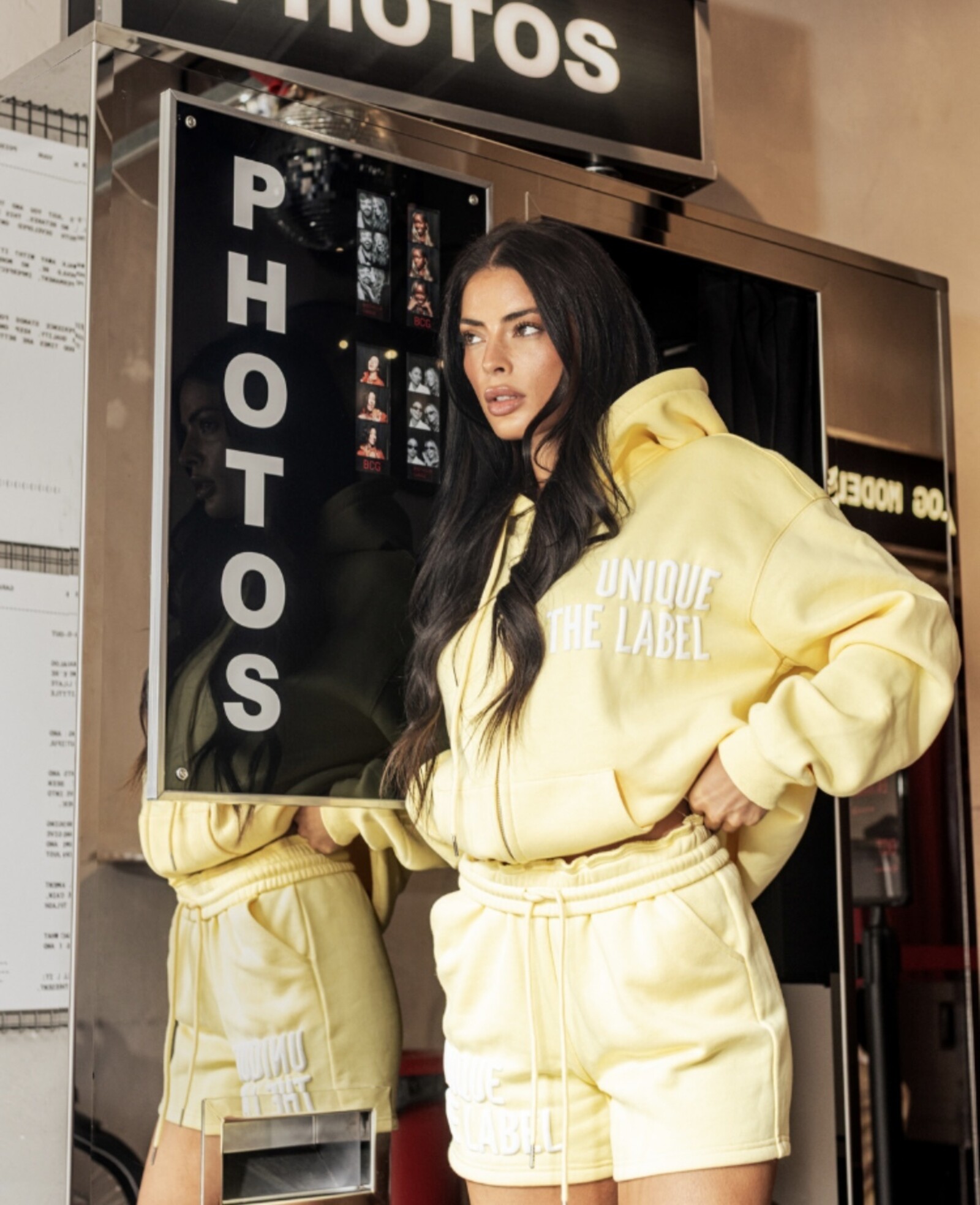 Unique The Label Vest Joleen Bright Yellow