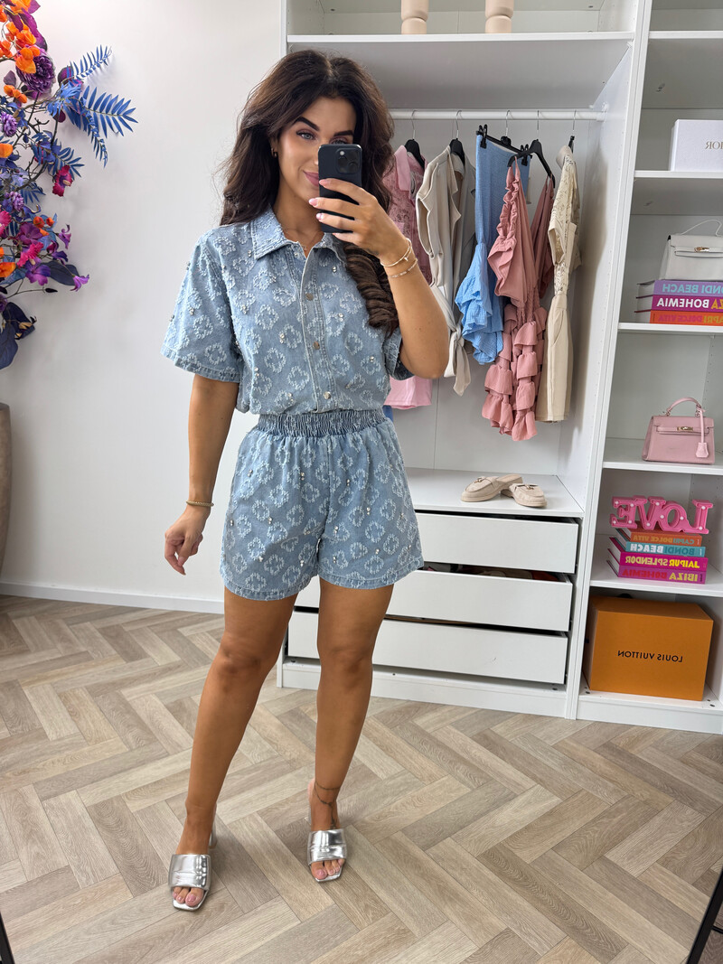 Set Diamonds Denim Luxury M09