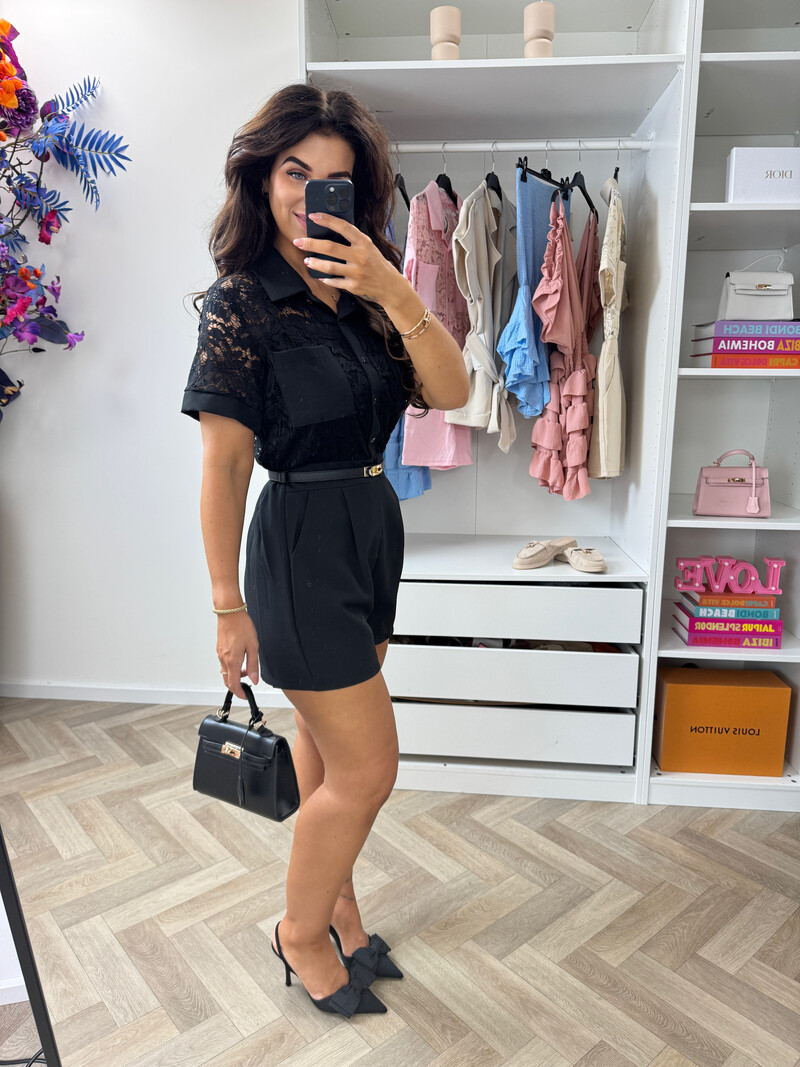 Jumpsuit Missy Lace Black