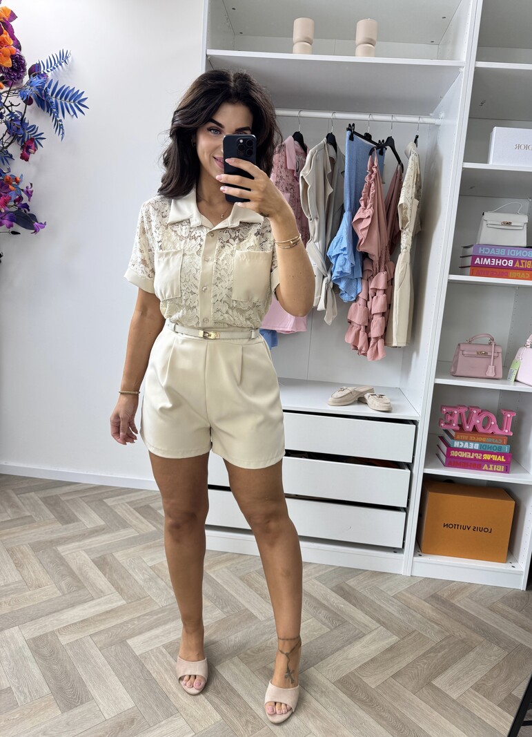 Jumpsuit Missy Lace Beige