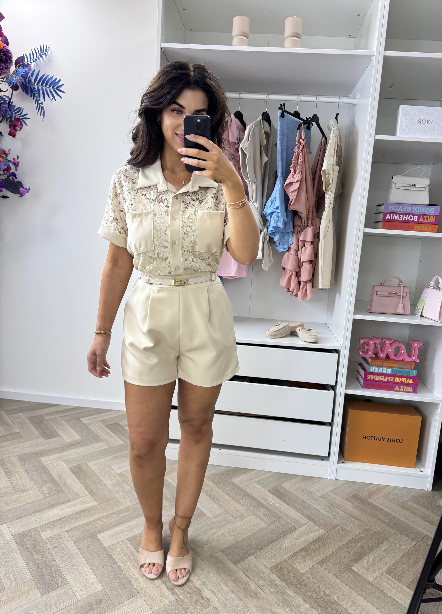 Jumpsuit Missy Lace Beige