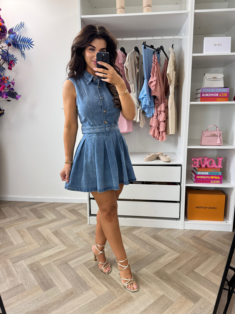 Dress Hailey Denim YX1136 Denim Blue