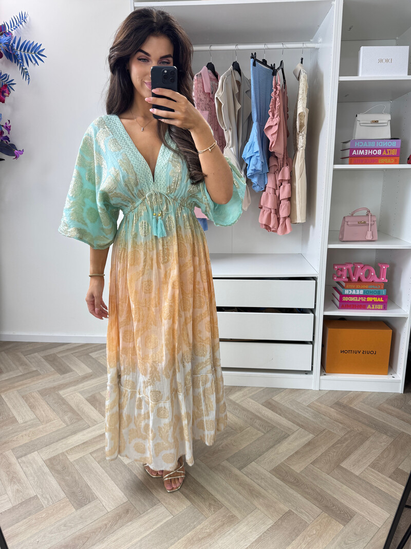 Long Dress Ibiza Gold AL2725 Mint