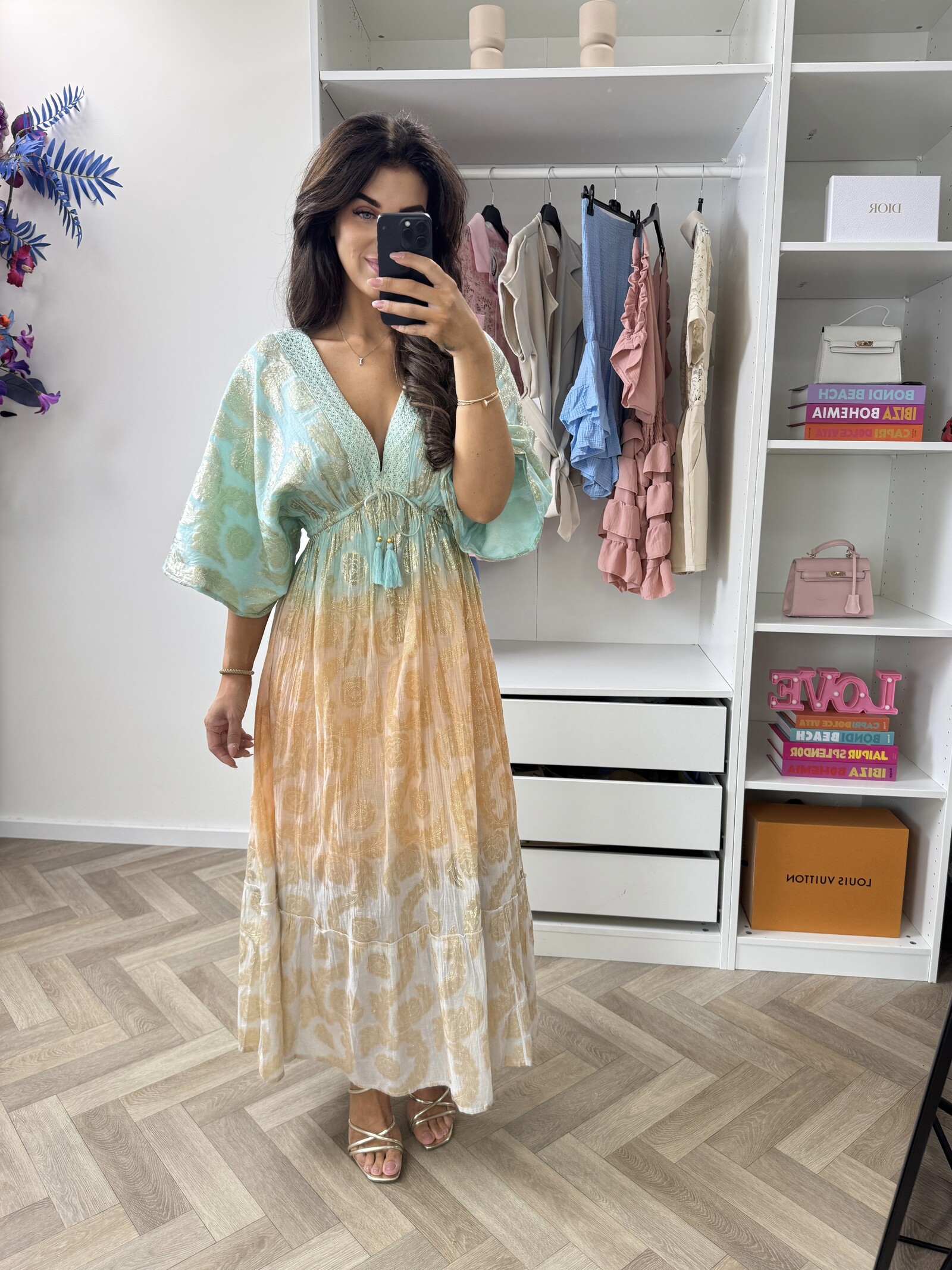 Long Dress Ibiza Gold AL2725 Mint