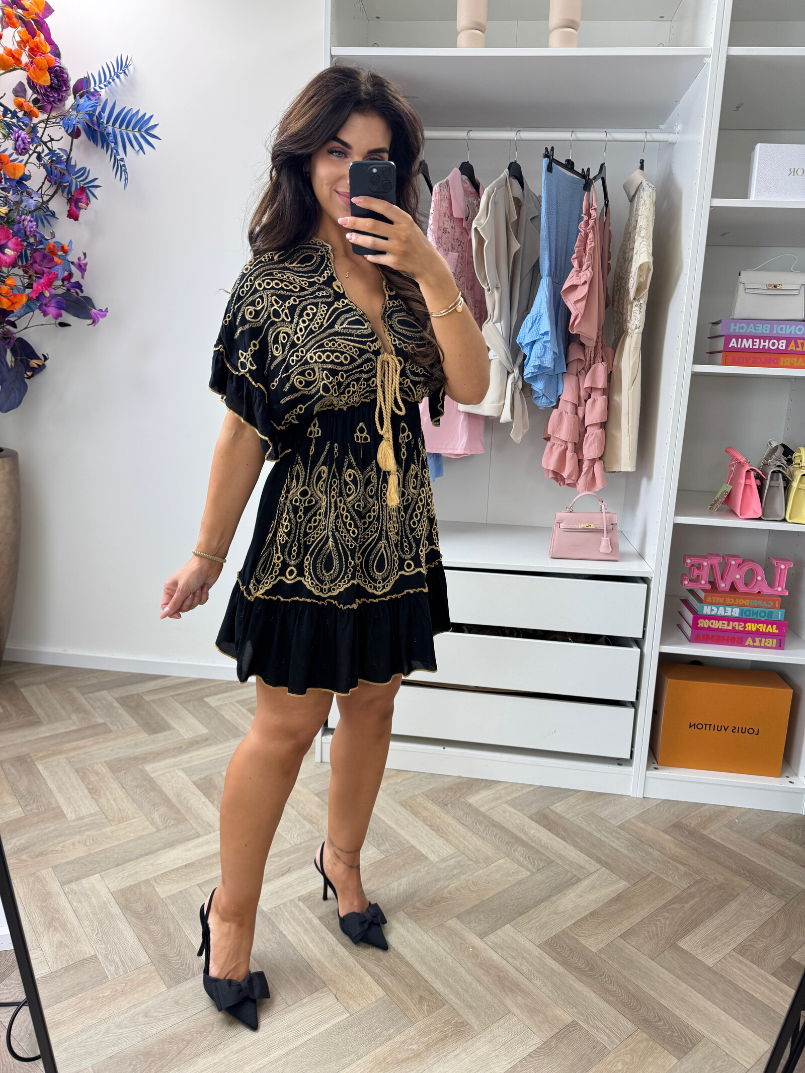 Dress Izzy Style F10391 Black