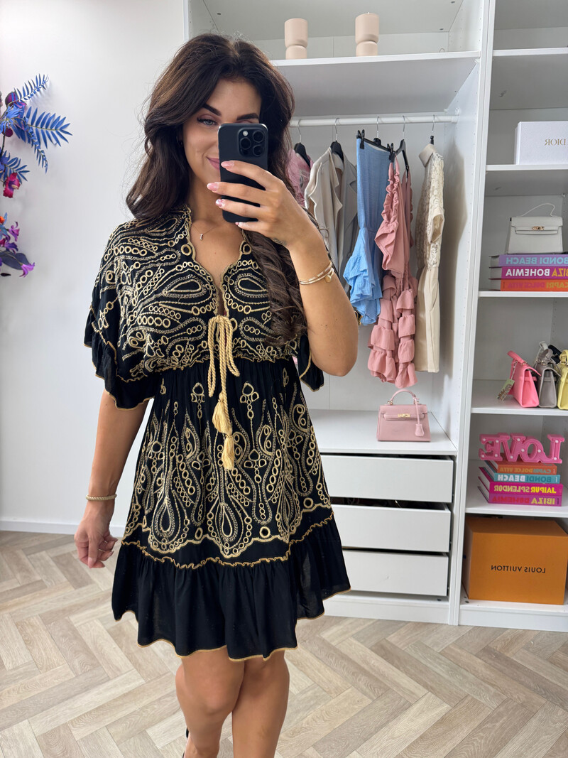Dress Izzy Style F10391 Black