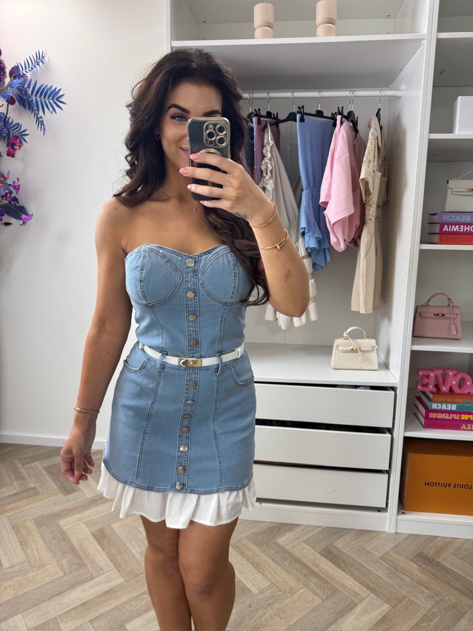 Denim Dress Kelly Blue
