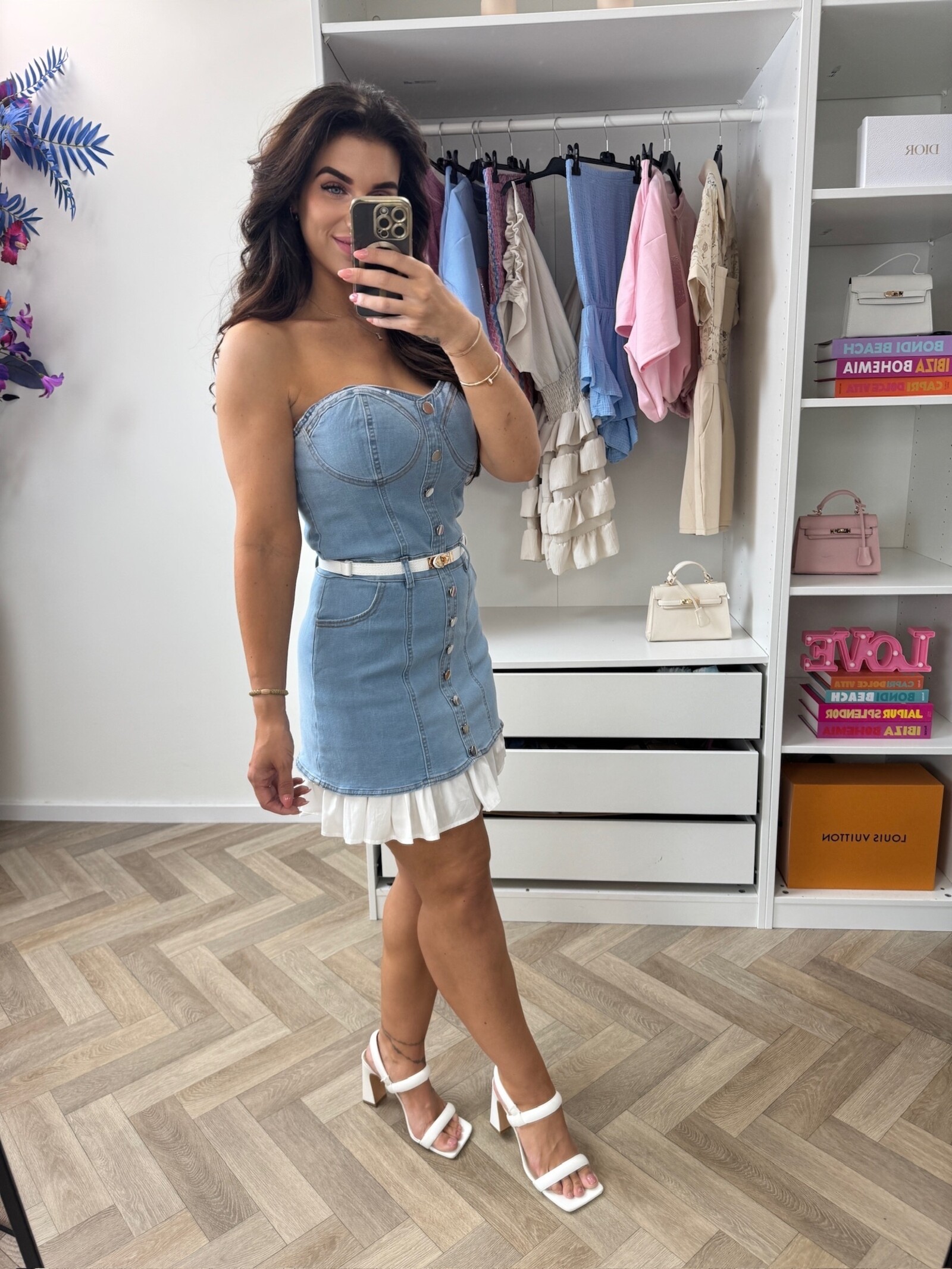 Denim Dress Kelly Blue