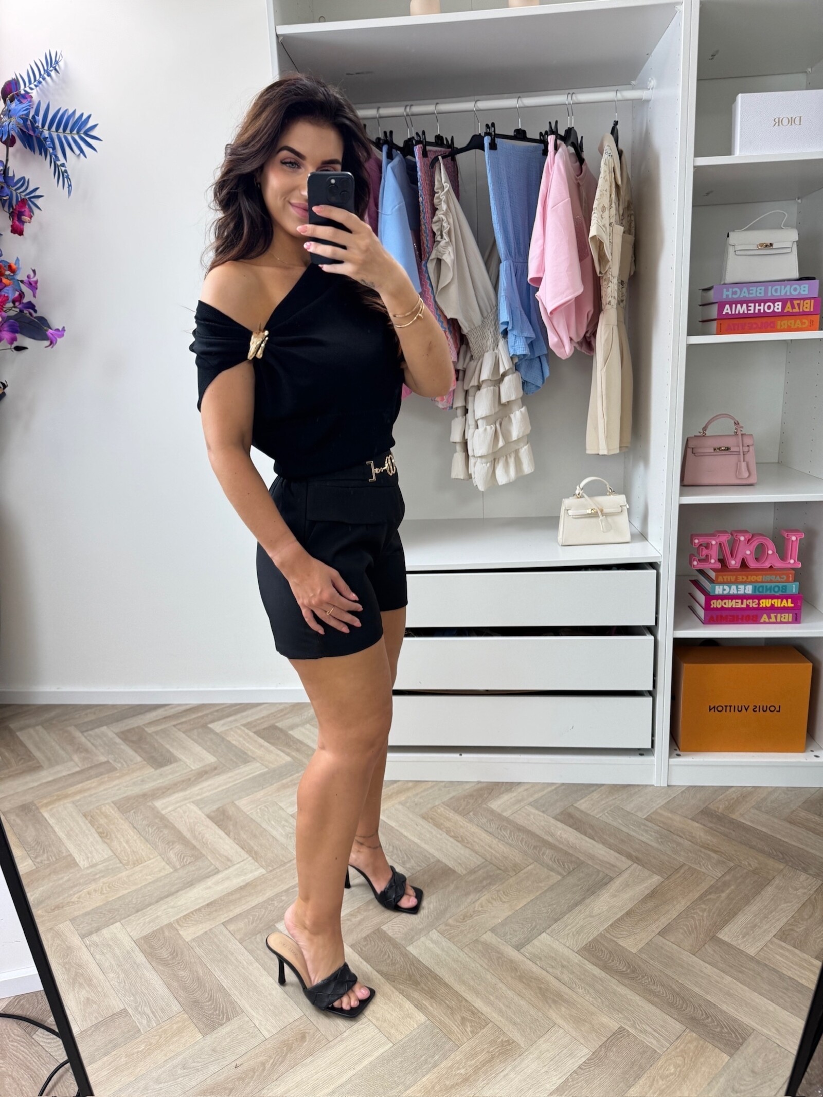 Skort Gold Detail VMCN558 Black