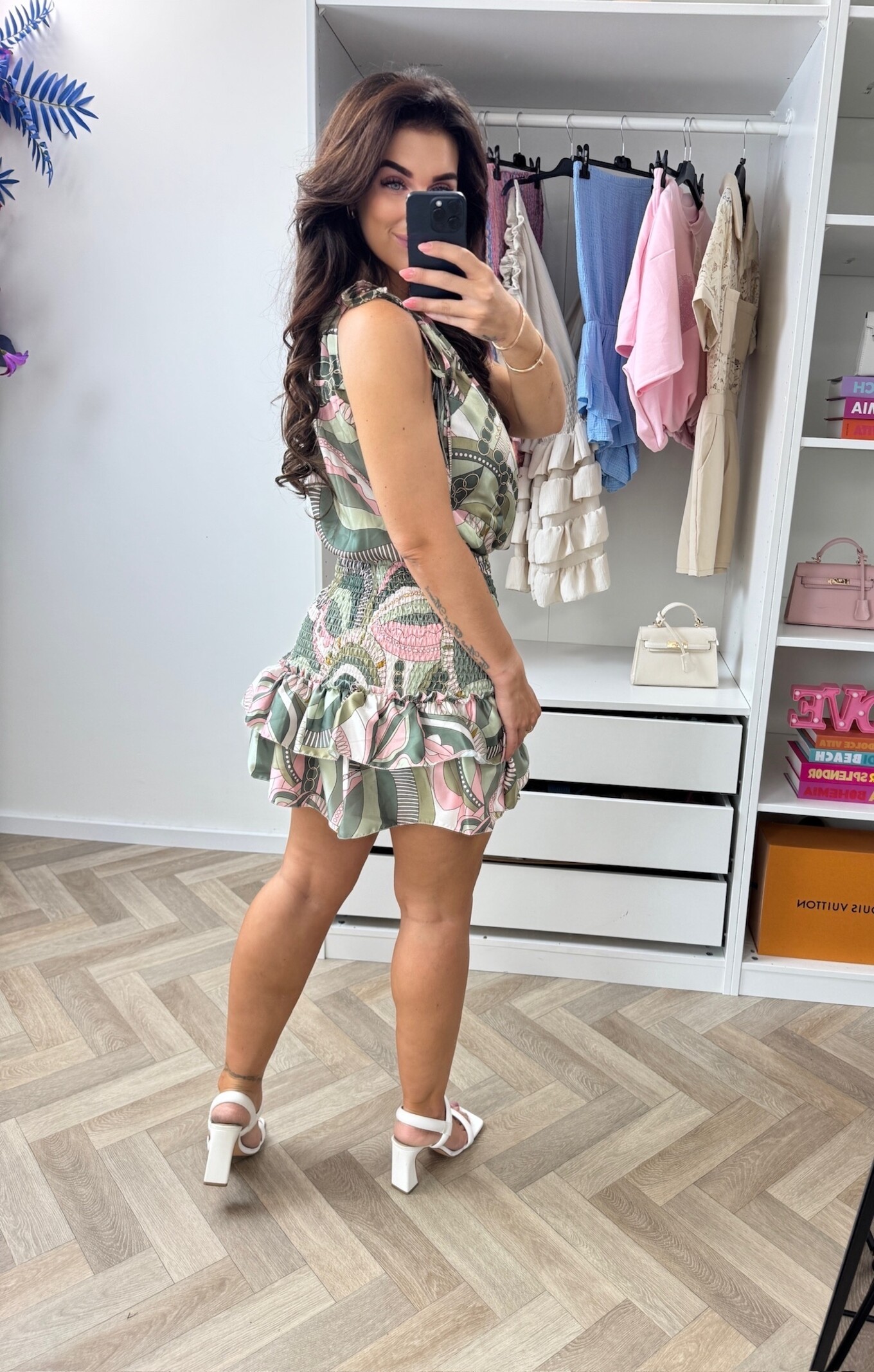 Dress Selli Print Army