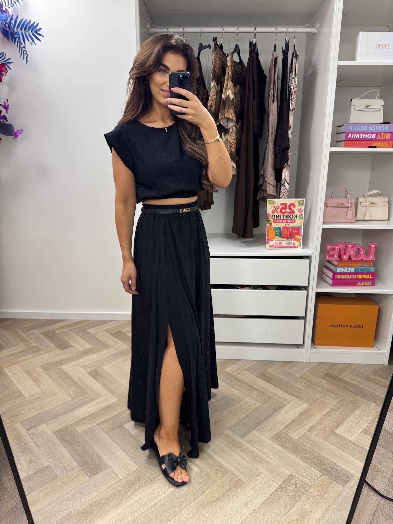 Set Long Skirt Black PRE ORDER