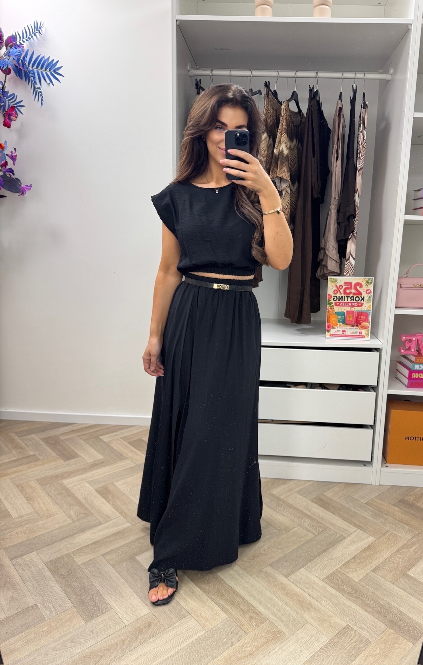 Set Long Skirt Black PRE ORDER