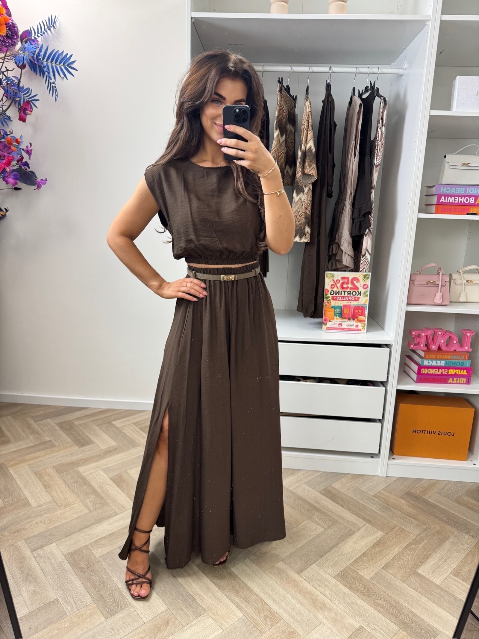 Set Long Skirt Choco PRE ORDER