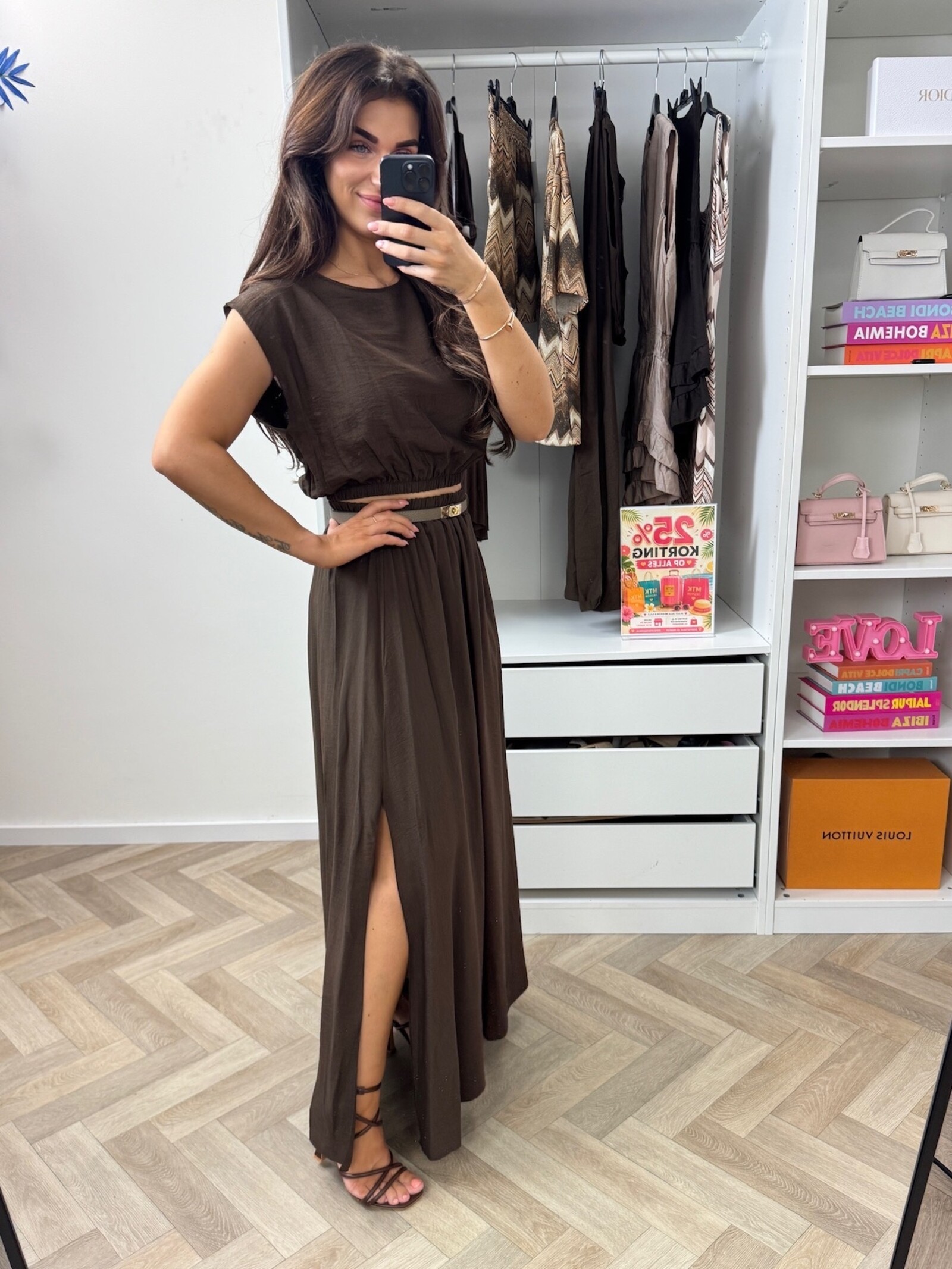 Set Long Skirt Choco PRE ORDER
