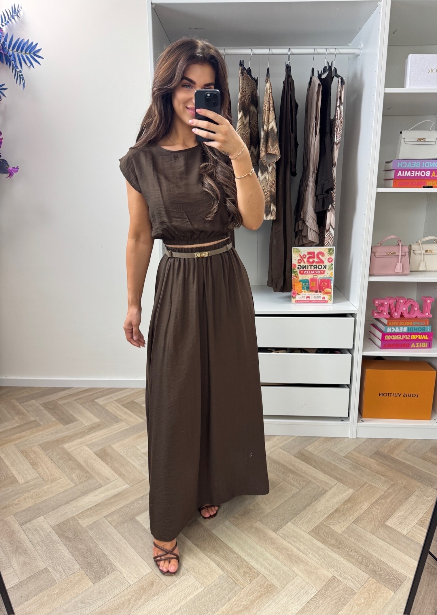 Set Long Skirt Choco PRE ORDER