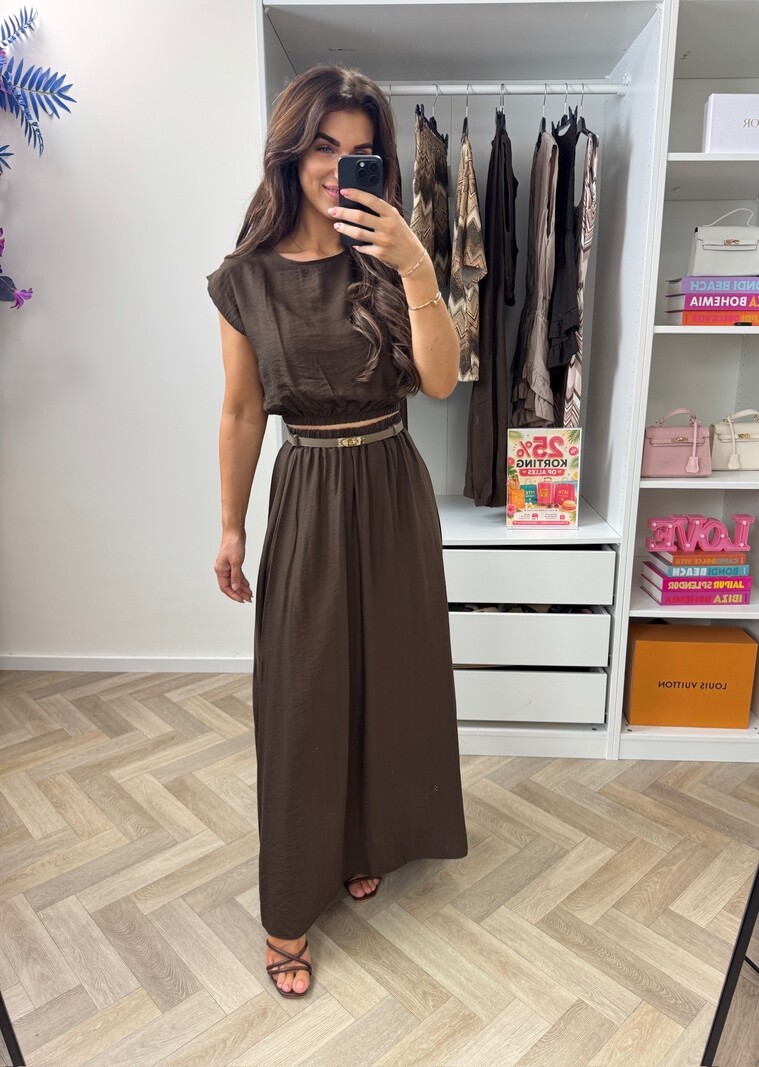Set Long Skirt Choco PRE ORDER