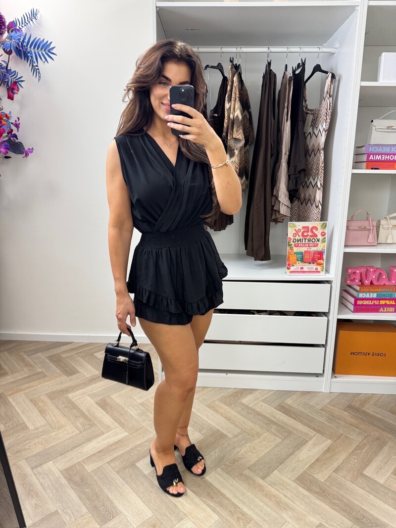 Jumpsuit Bella Ruffle Black