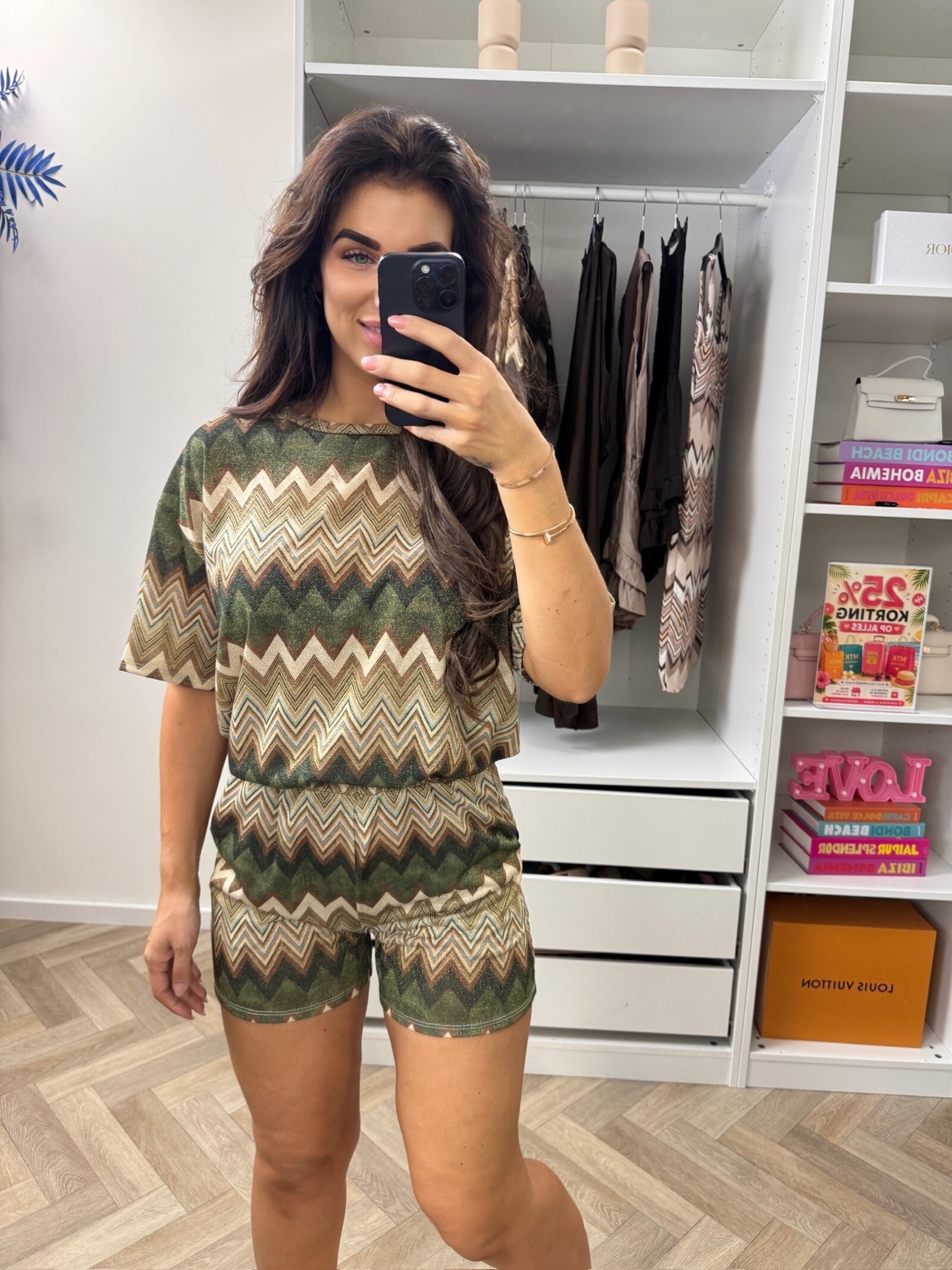 Set Lurex Zigzag Nikky Army