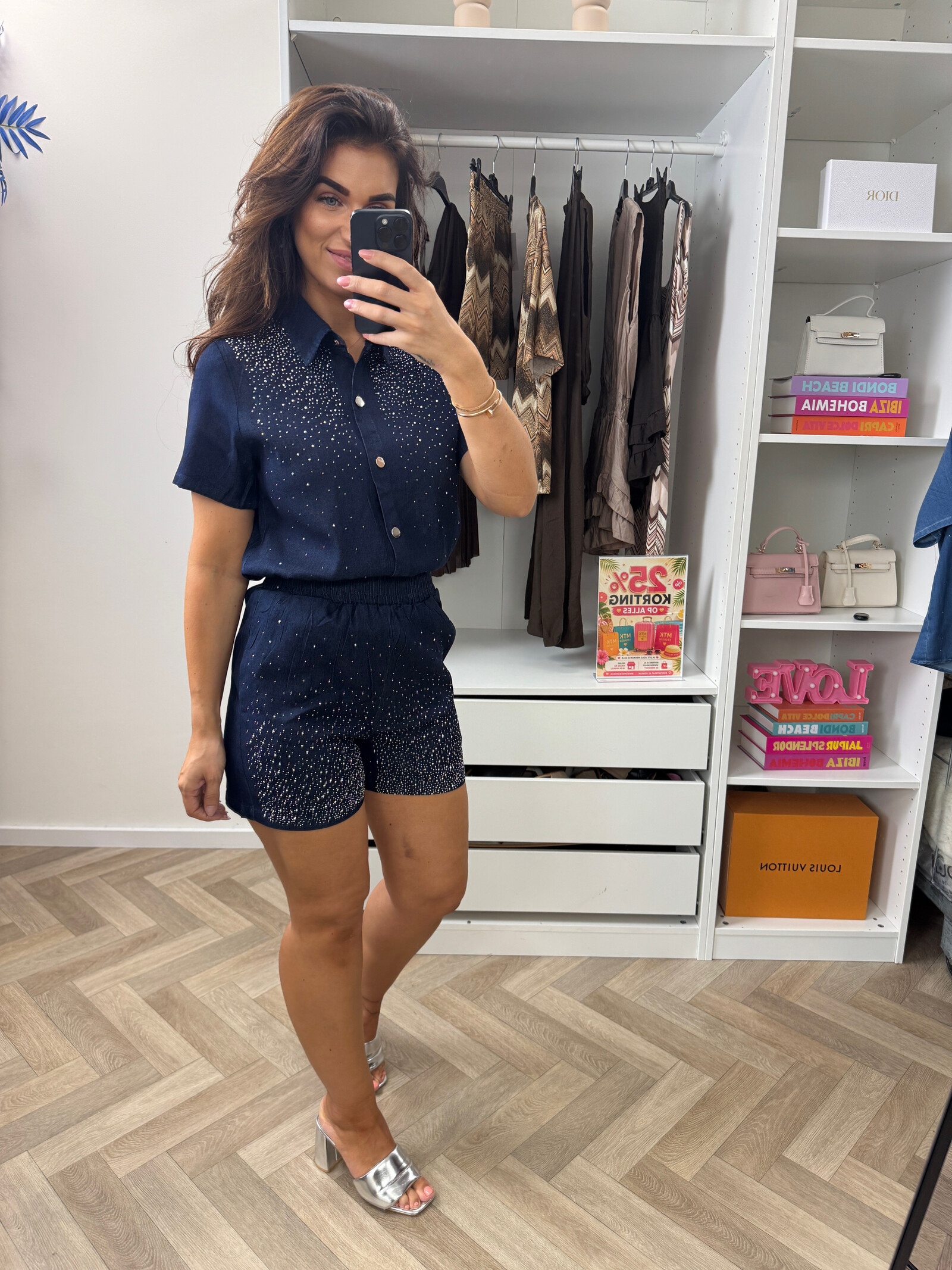Denim  Sets Diamonds By Swan  Dark Denim R789