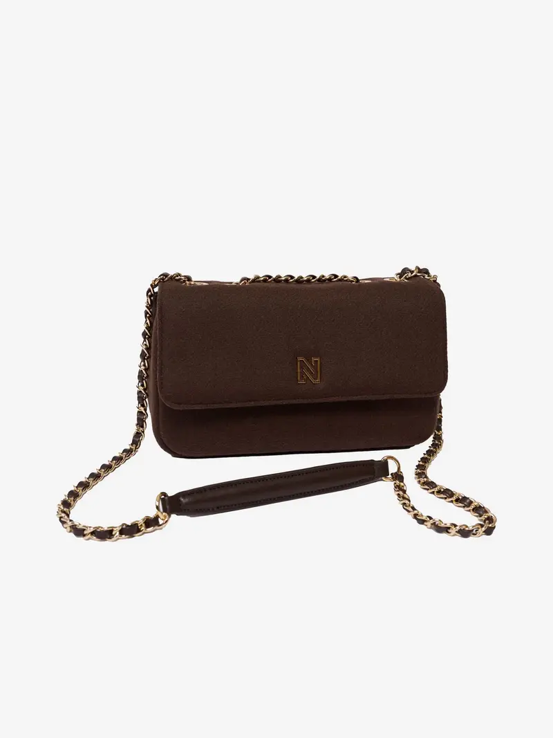 Shoulderbag Ann Glitter Chocolate Chip Nikkie