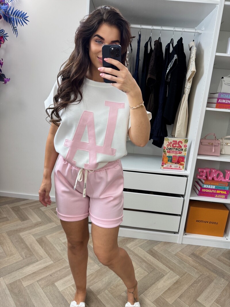 Oversized Set LA Pink