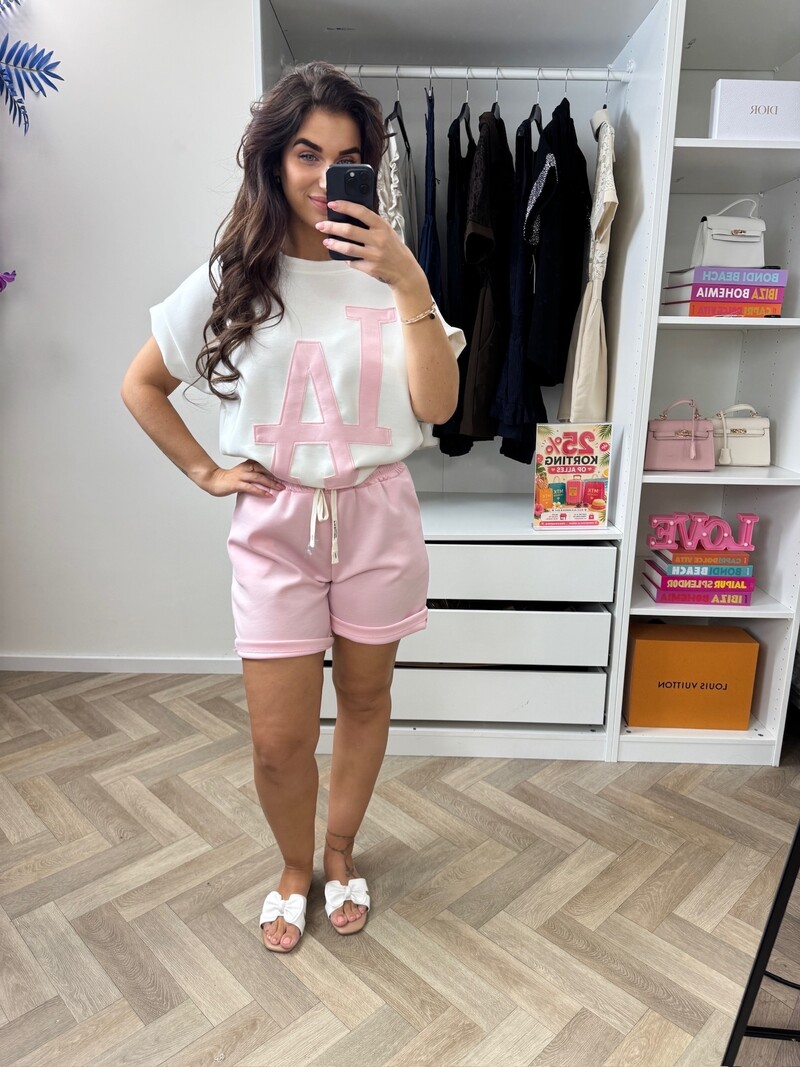Oversized Set LA Pink