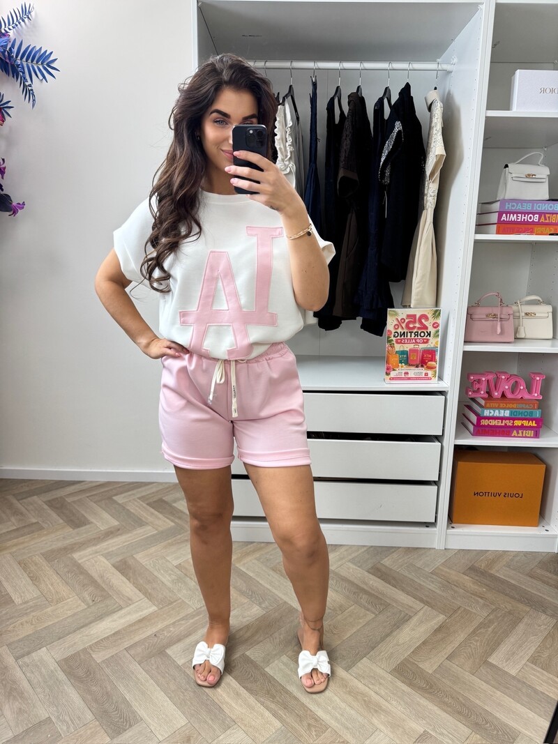 Oversized Set LA Pink